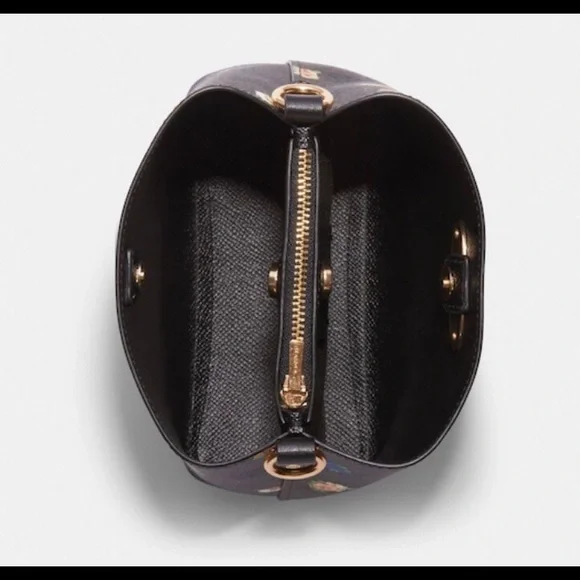 Authentic Coach Bucket Bag & Wristlet Mini Roses - Picture 4 of 7